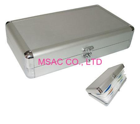 Quality Sliver Aluminium DVD Storage Case , One Lock Aluminium DVD Storage Boxes for sale