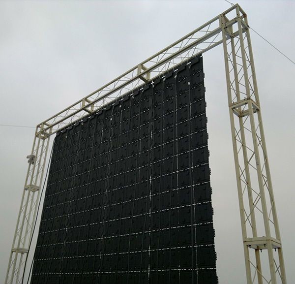 Foldable Stage Background Screen RGB LED Panel 32X32 Pixels With XP / WINDOWS Systems