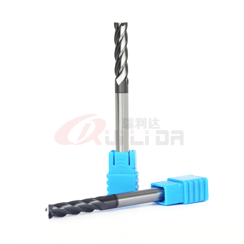 HSS Imperial Milling Cutters 4 Flutes 1/4 Inch Quarter Inch End Mill Cnc 3" Overall Length