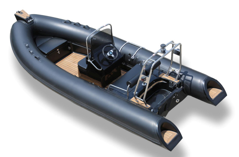 2022 hard bottom inflatable boat PVC or hypalon rib480B with fuel tank back cabin more colors
