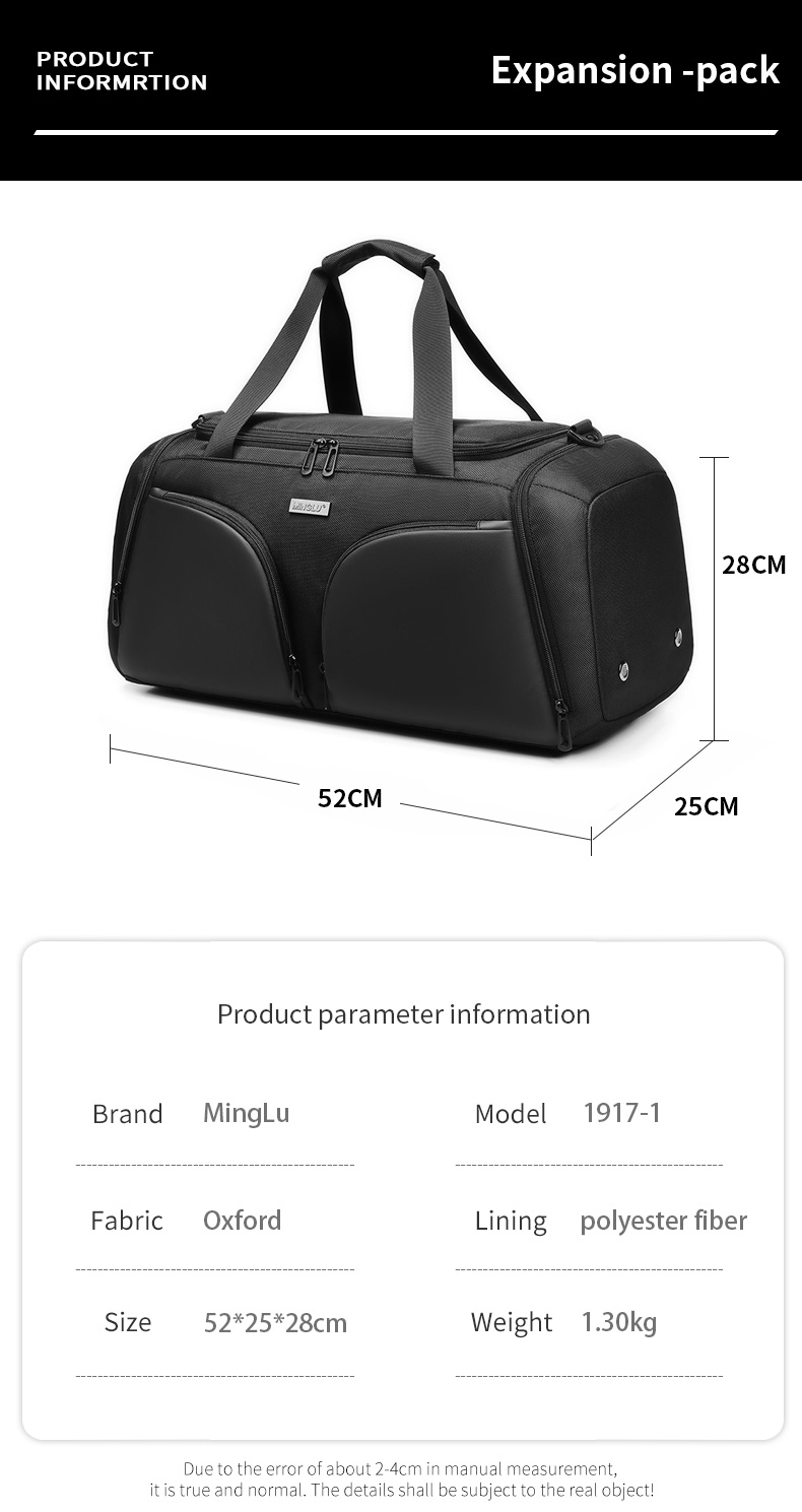 New factory wholesale duffle bag large capacity custom gym sports bag outdoor waterproof travel bag men