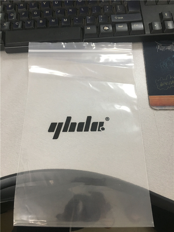 Custom Logo Design 9x12 OPP Plastic Bags Ziplock And Adhesive String Closure