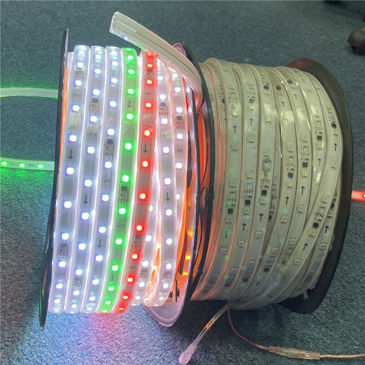50m spool Programmable RGB led strip with IC built-in SMD5050 high brightness magic color