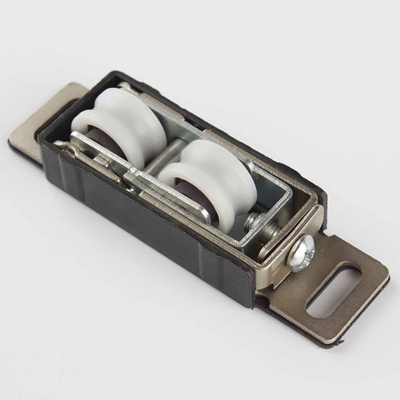 Double Pulley Sliding Gate Door Roller 23mm Adjustable for Aluminum Profile 84mm Length