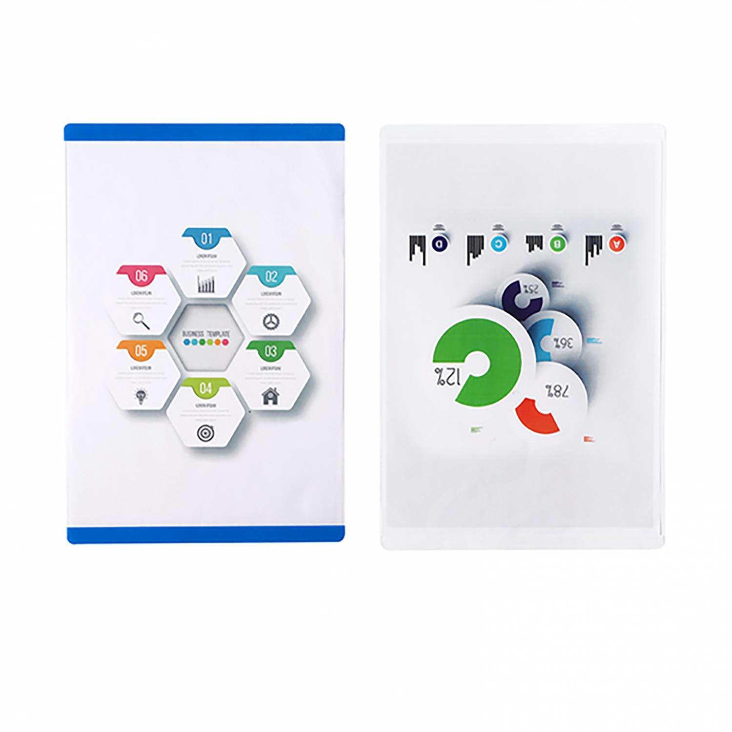 UCI A3 Removable Document Holder Colorful File Display Frame RFW1903