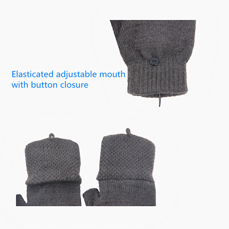 Multi-Purpose Electric Heated Gloves For Gaming Typing Skiing And More