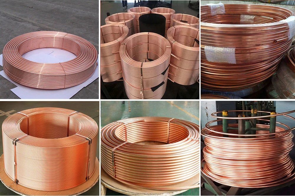 Air Conditioner Copper Capillary Tube Manufacturers Refrigeration Copper Pipe in Pancake