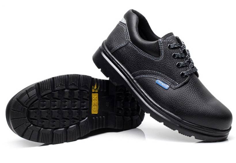 European Standard Genuine Leather Waterproof Men Industrial Steel Toe Work And Construction Work Safety Shoes