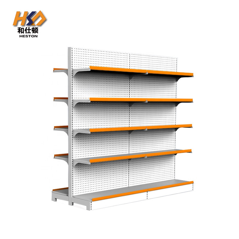 1.65M 1200mm Supermarket Shelf Rack Metal Frame Storage Shelves Snack Display 75kg