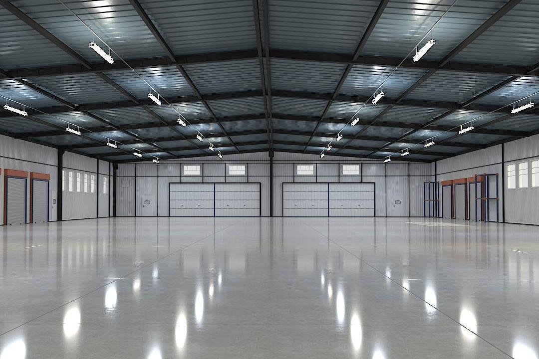 Customized Warehouse Steel Structure Building For Industrial / Civil Buildings