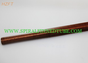 Aluminum Extruded Finned Tubes With Flexible For Bending And Coiling / Low Fin Tubes