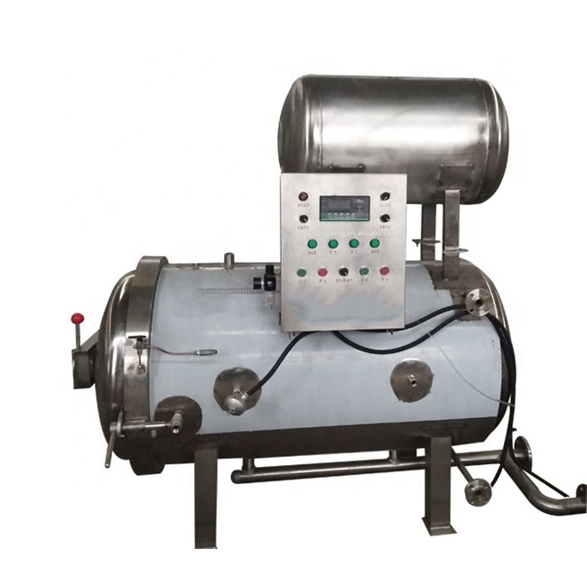 Touch screen lab retort autoclave test sterilizing pot sterilize with steam generator