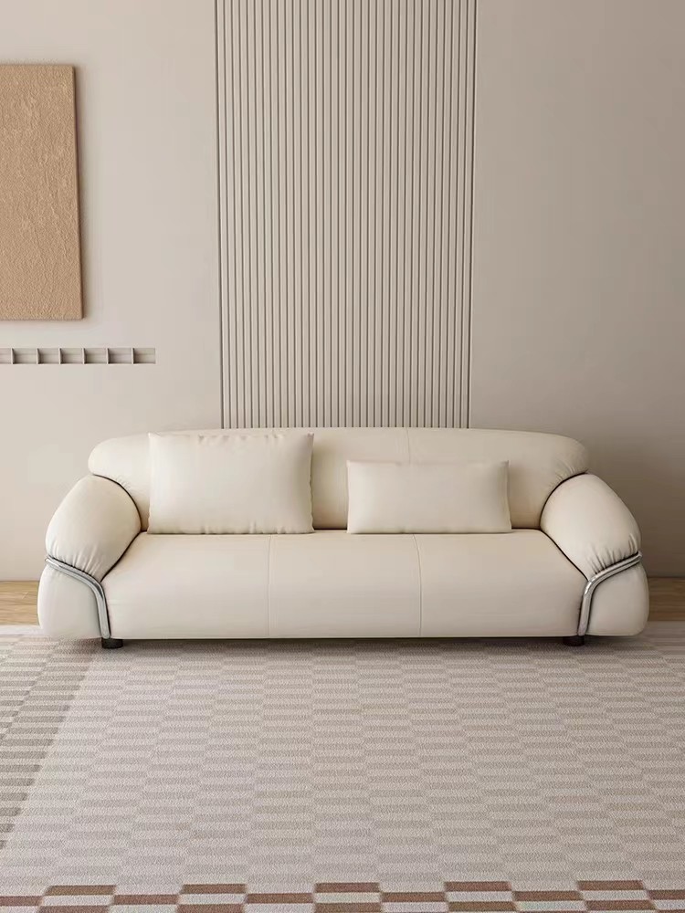 OEM Hotel Bedroom Furniture Fabric Single Black Sofa Chair Puffy Exterior Villa Living Room