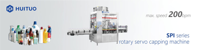 Automatic Bottle Screw Capping Machine 200bpm For Lotion Pump