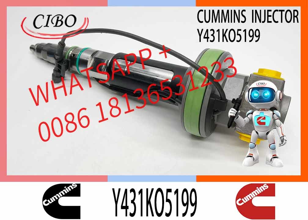 Fuel Injector Assembly 2867147 2882077 4955524 Y431KO5393 2882078For Qsk19 Engine
