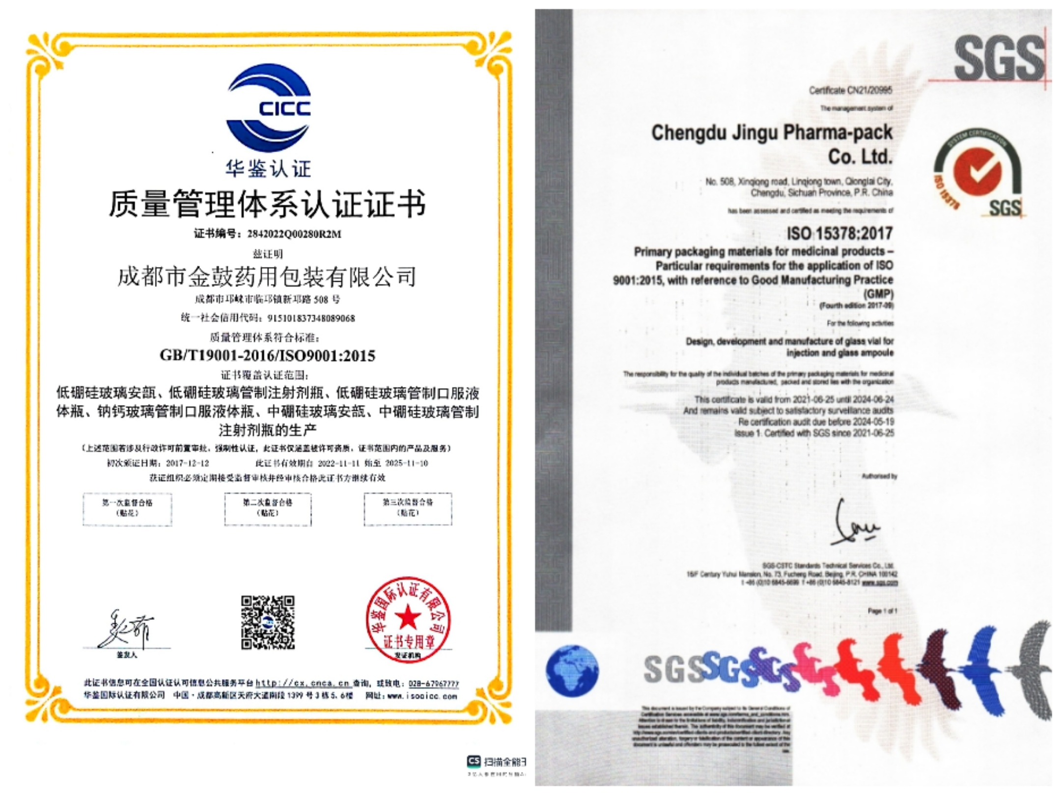 Certifications