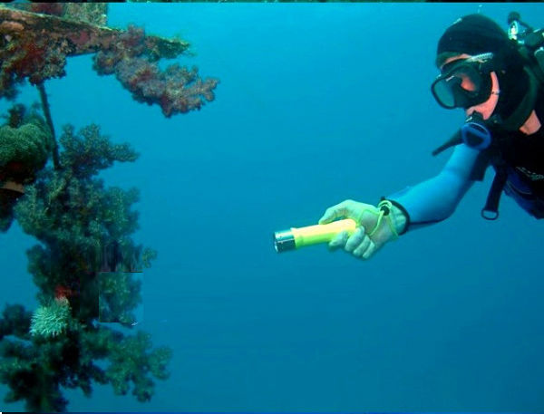 High Power diving flashlight LED light