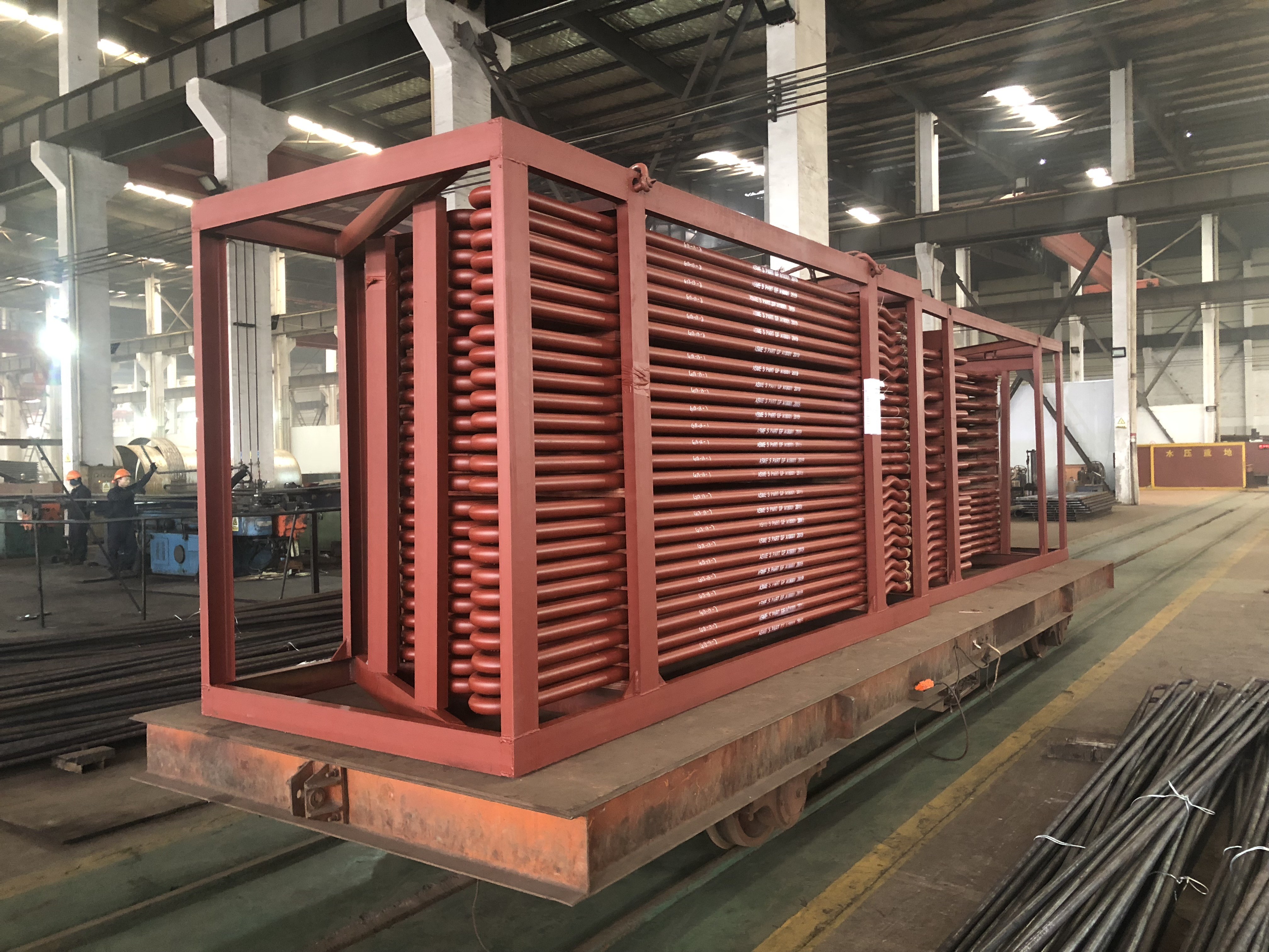 10T - 1000 Ton CFB Boiler Petrochemical Biomass Industry Superheater Coils High / Low Pressure