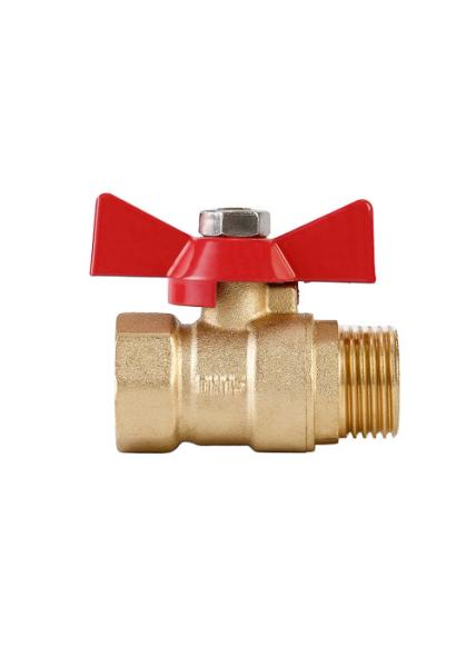 Heatproof Durable Copper Shut Off Valve , Anticorrosive Brass Ball Valves For