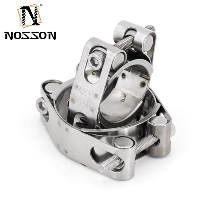 Heavy Duty Clamp Bolts Clamp Type with ZINC Finish GB Standard Strong Stainless Steel Hose Clamp Super Power