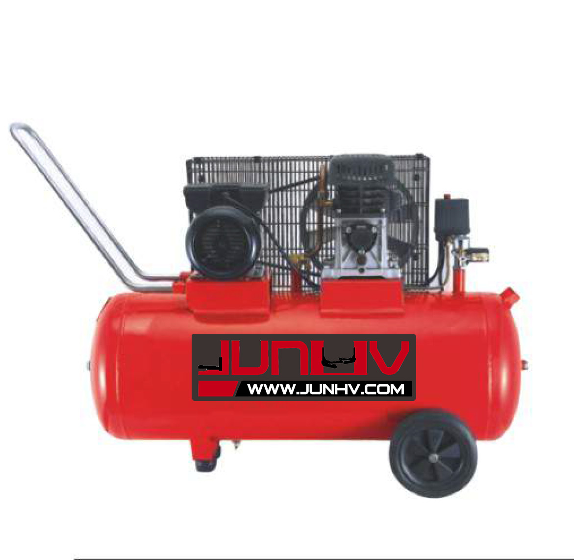 100L Oil Lube Auto Shop Air Compressor 2HP 47*36mm Cylinder 21.5 KG Oil Sight Glass