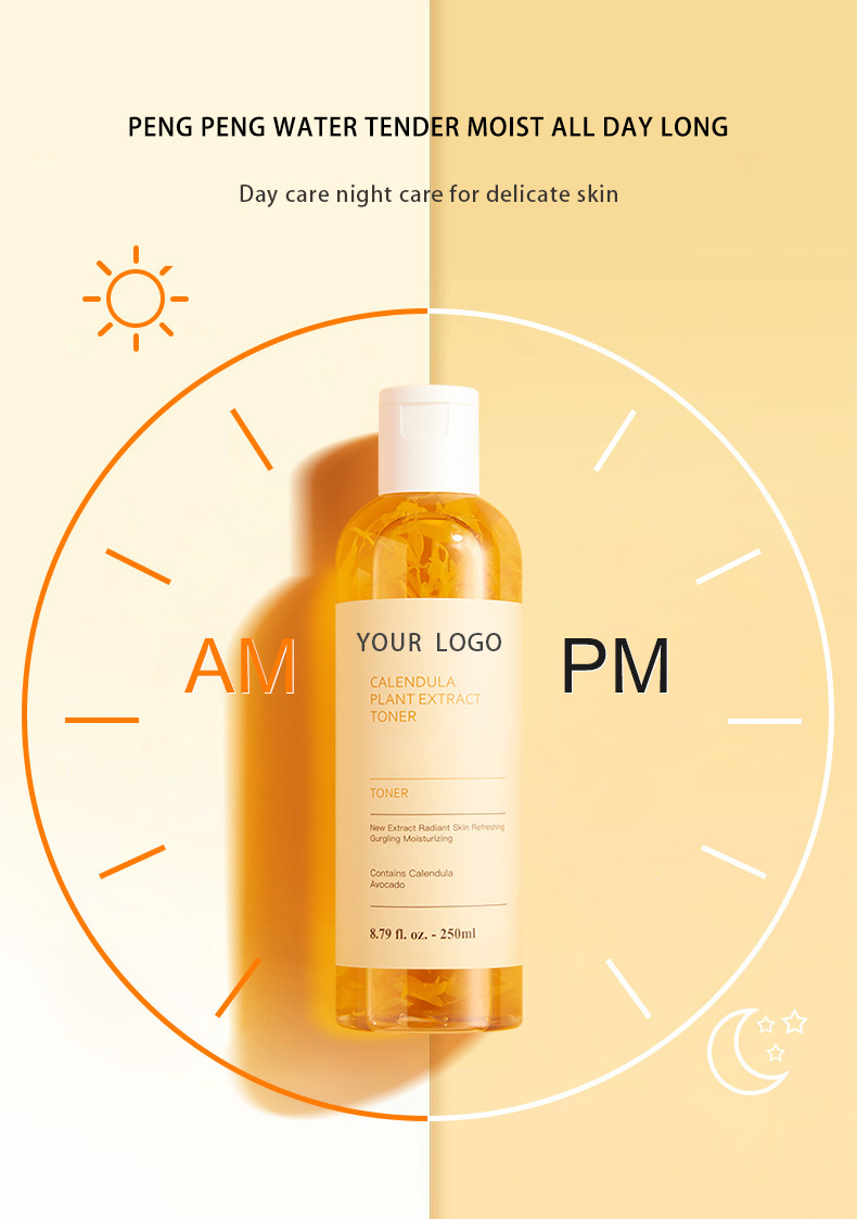 Vitamin C Anti Aging Wrinkle Face Water Nicotinamide Skin Care Cosmetics Removal After Face Calendula Toner