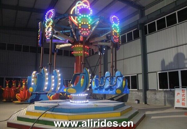 trailer mounted airborne shot Portable Rides Mobile Rides Amusement Rides on Trailer