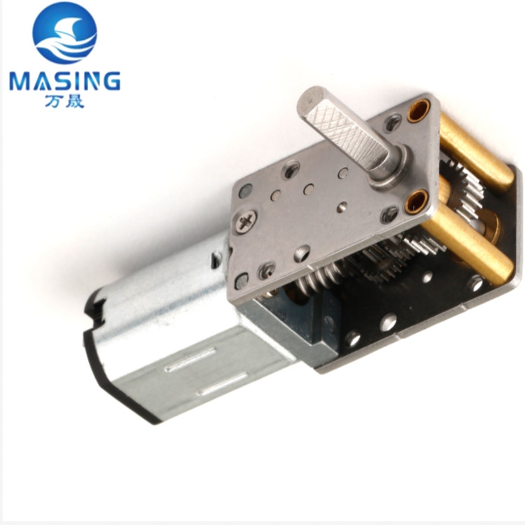 Customized DC Worm Gear Motor 12MM Mini 5 Volt DC Gear Motor With Right Angle Gearbox