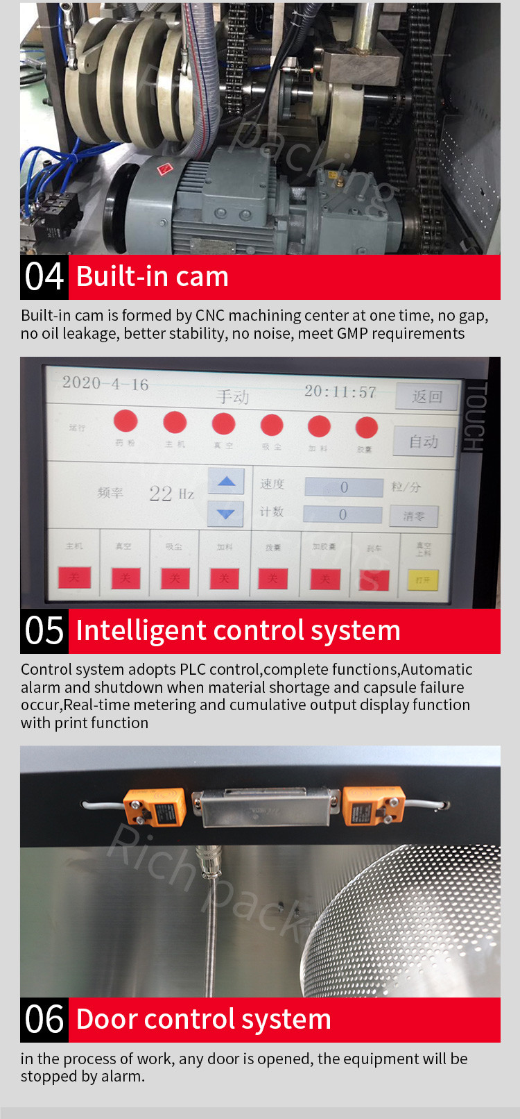 Njp 1500D Fully Automated Gel Capsule Filling Encapsulator Machine