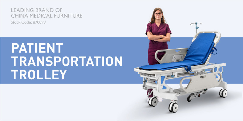 Emergency Hospital Patient Transfer Trolley