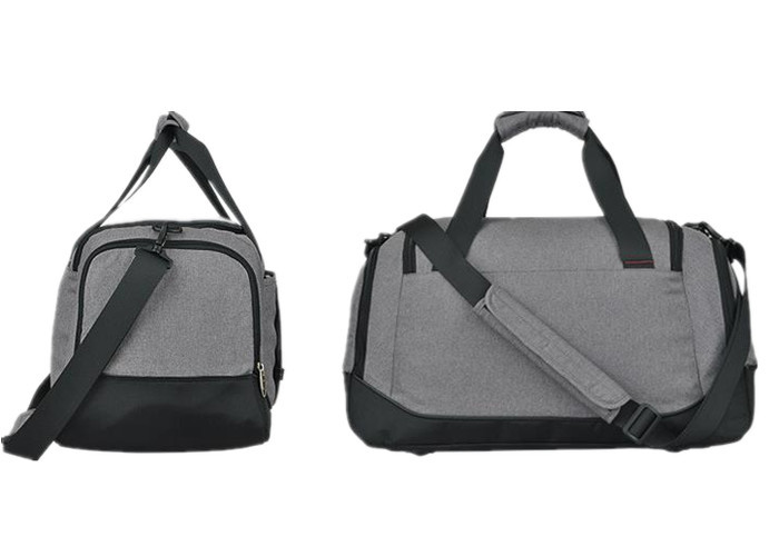 35L Grey Classical Custom Canvas Duffle Bags For Traveling / Sporting