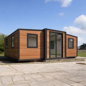 Buy cheap 75mm EPS Insulated Prefab Container House 5900x6260mm product