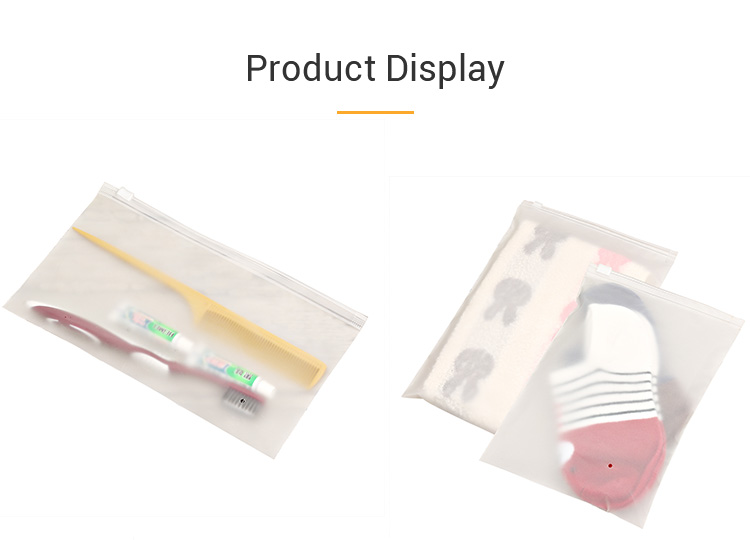 PVC Custom Zipper Bag Iridescent Laser Holographic Plastic Clothing Bag