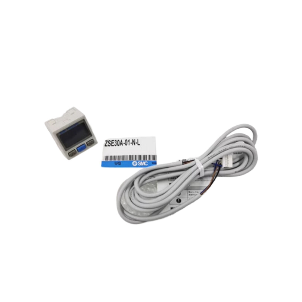 ZSE30AF-01-P SMC Digital Pressure Switch Compound Pressure R1/8 2-Color Display PNP Open Collector 1 Output