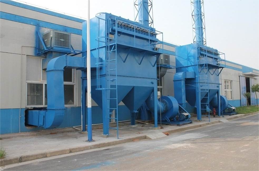Industrial Vertical Pulse Jet Pulse Bag Filter Dust Collector For Cement Plant