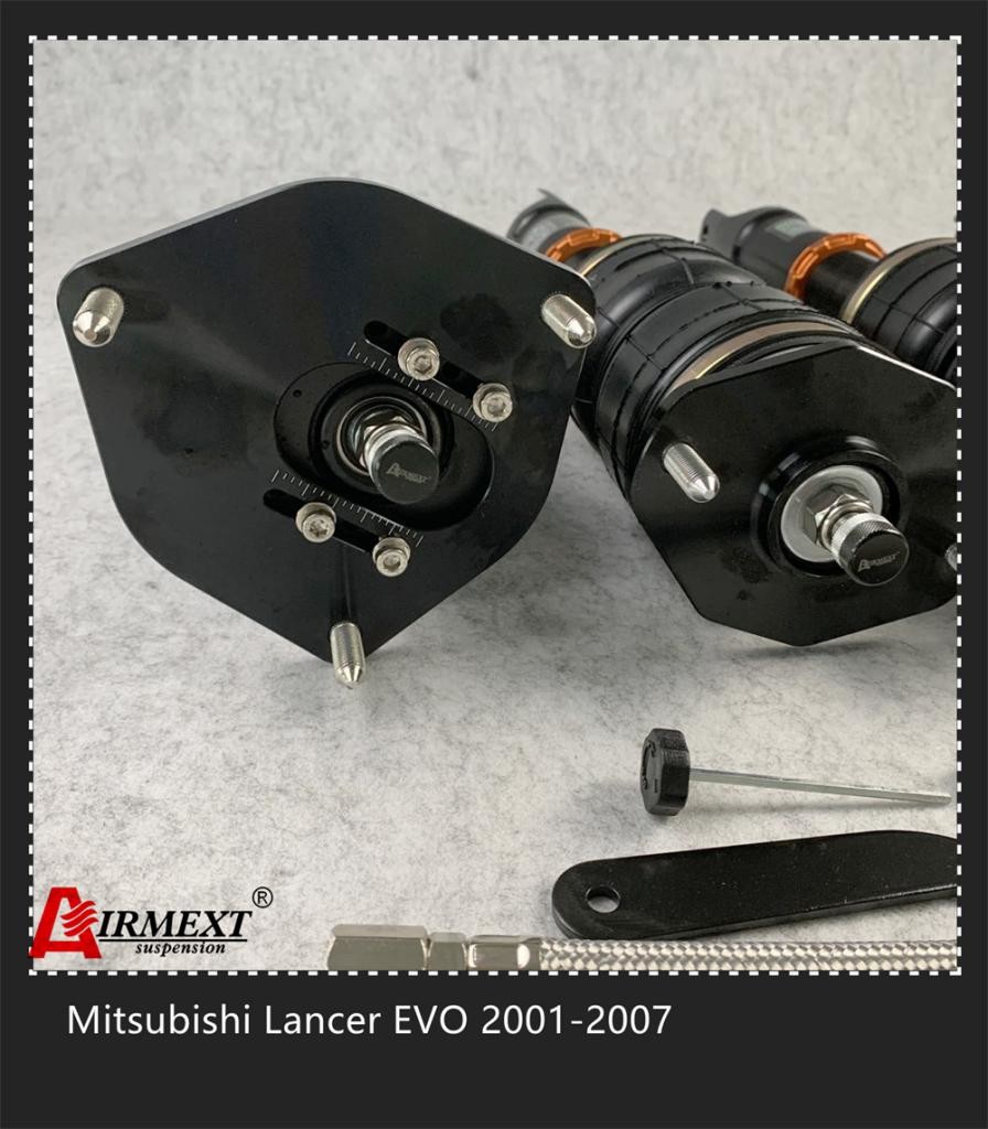 For Mitsubishi Lancer EVO 2001-2007 air strut kit air suspension/air spring/shock absorber