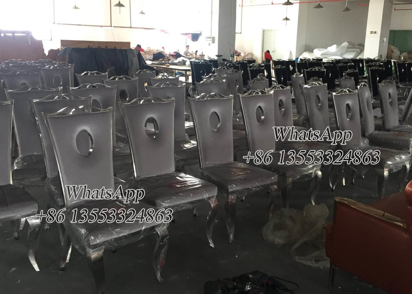 Stainless Steel Dining Table and Chairs For Sale With Best Price (YS-1)