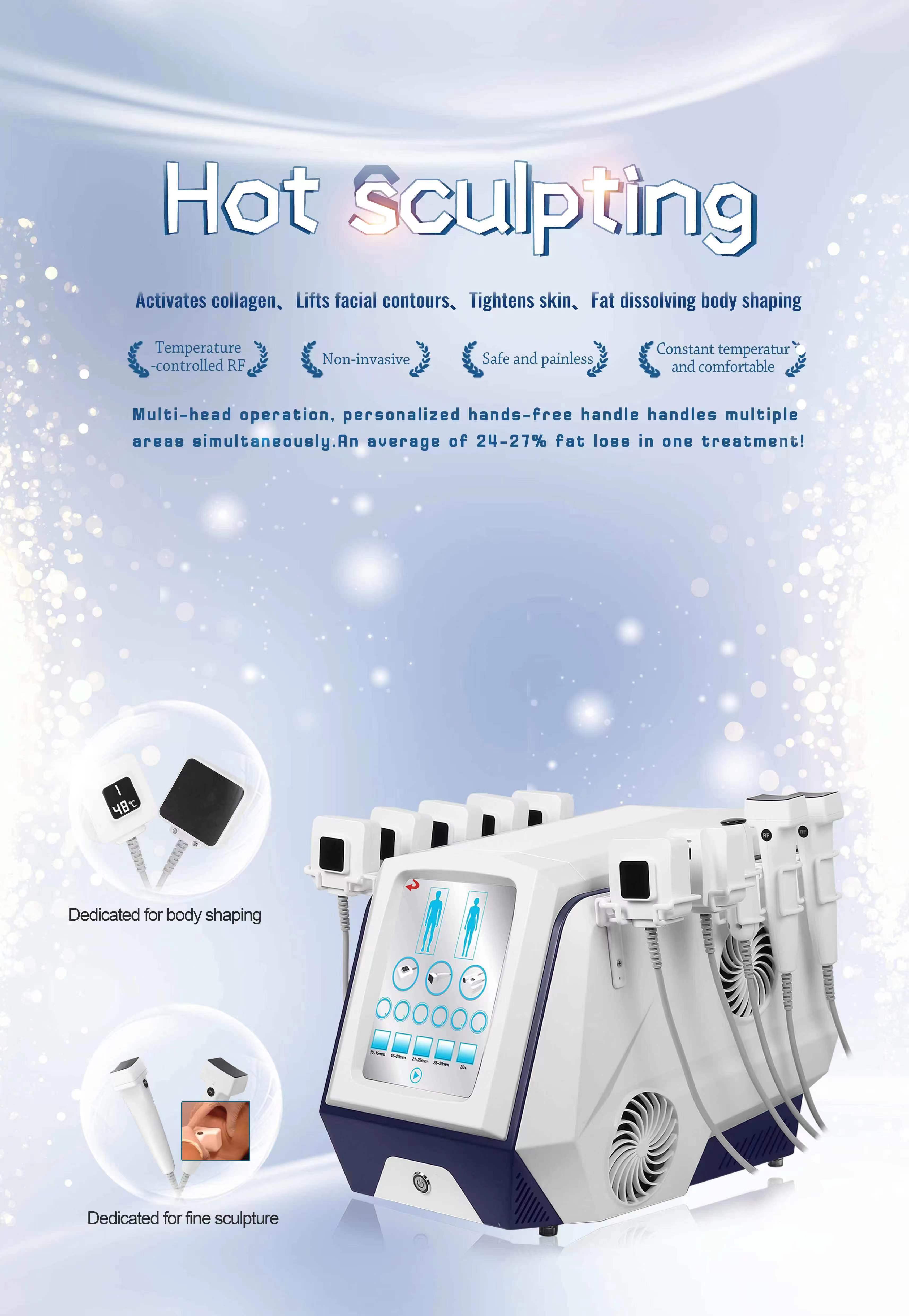 10 Handles Trusculpt ID Machine Portable Radio Frequency Fat Reduction Machine 2MHz