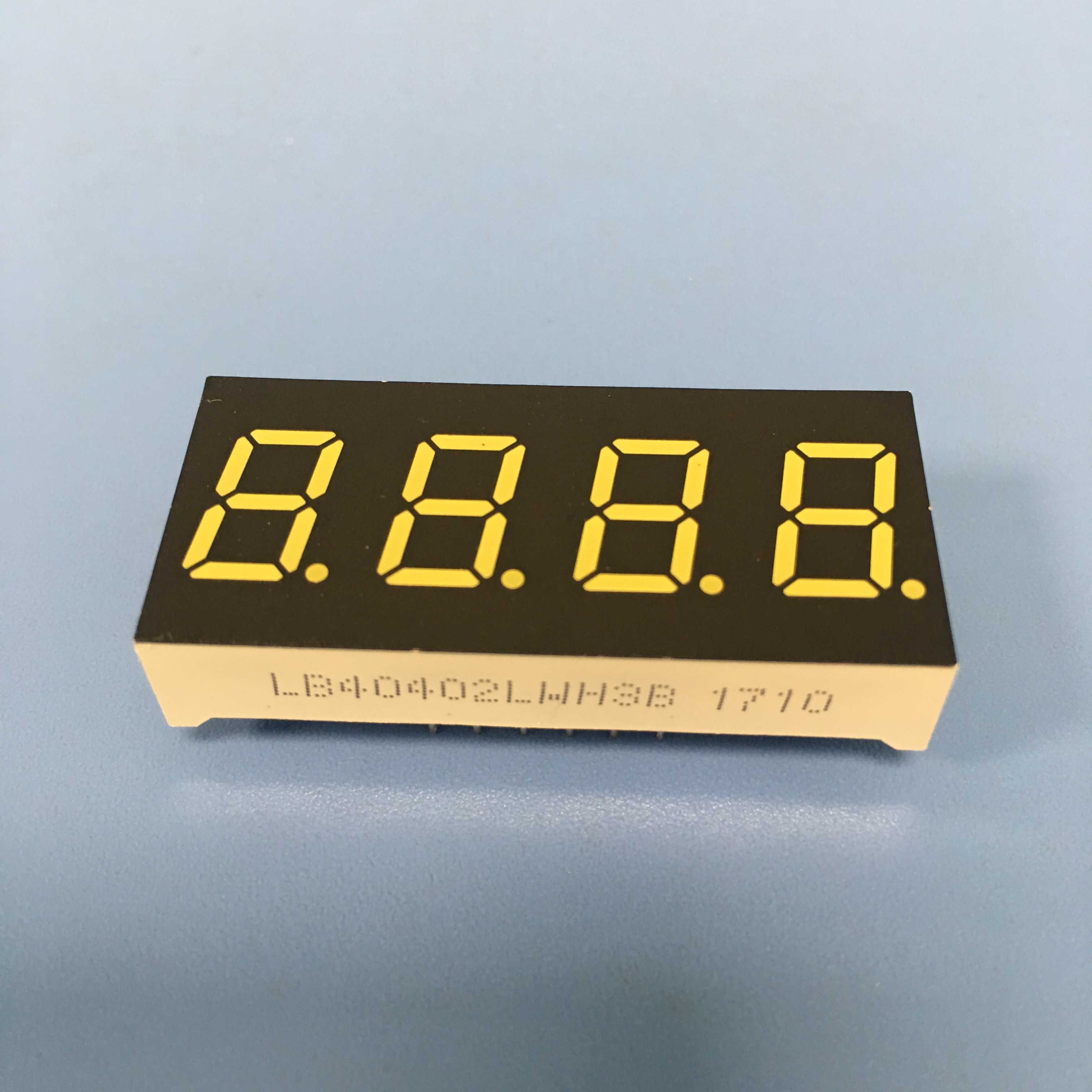 4 Digit 0.4inch 7 Segment Ultra White LED Display Common Anode for Accurate Instrument Monitoring