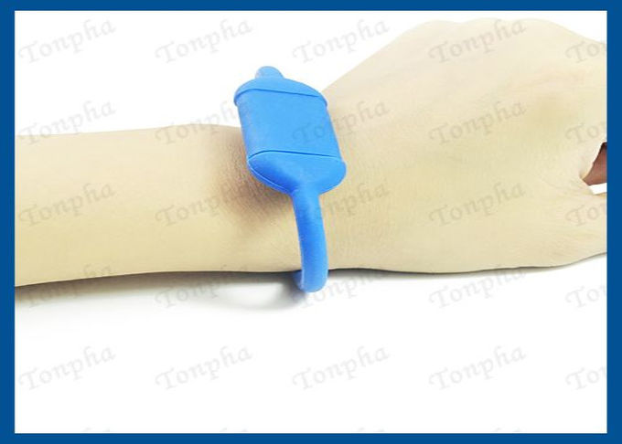 Custom Printed Wristband Memory Stick , Wristband Usb Drive With Multi Color