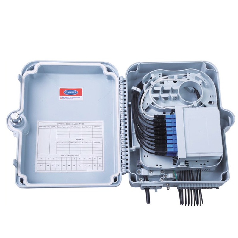 IP65 PC ABS 24cores ODF FTTH Network Termination Box