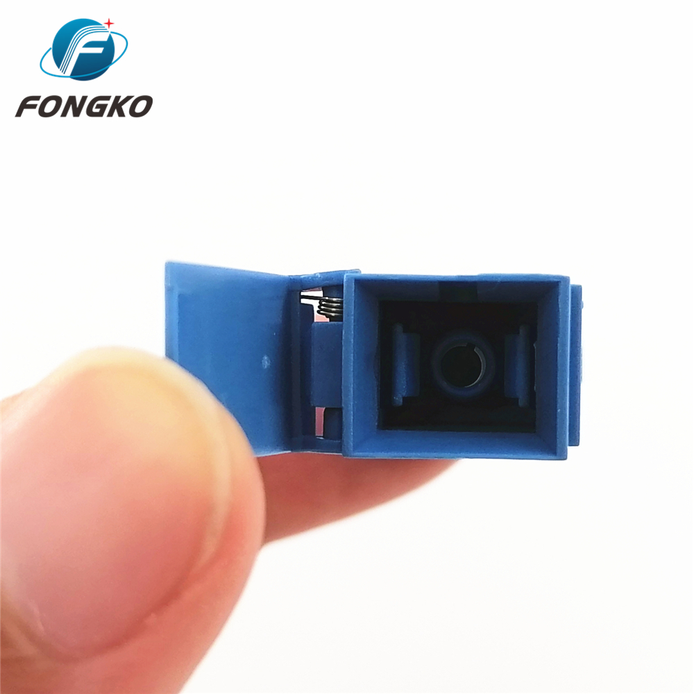 100% New SC/UPC Simplex Optical Adapter With Auto Shutter SM SC Fiber Optic Adapter