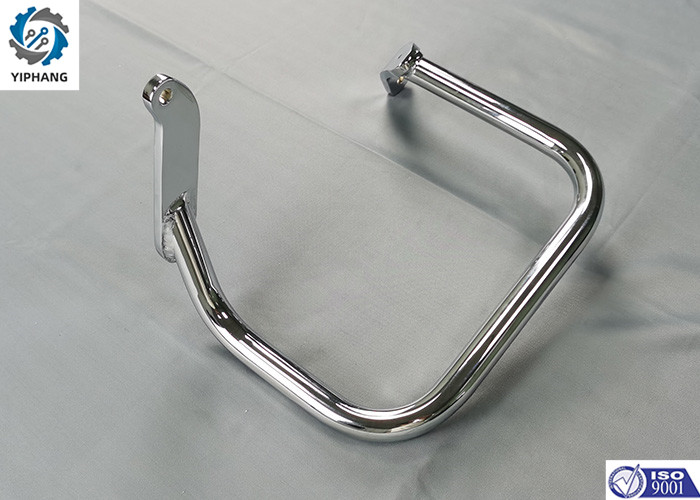 SPCC Custom Sheet Metal Parts 2.5mm 3D Tube Forming Engine Guard For Motorcycle
