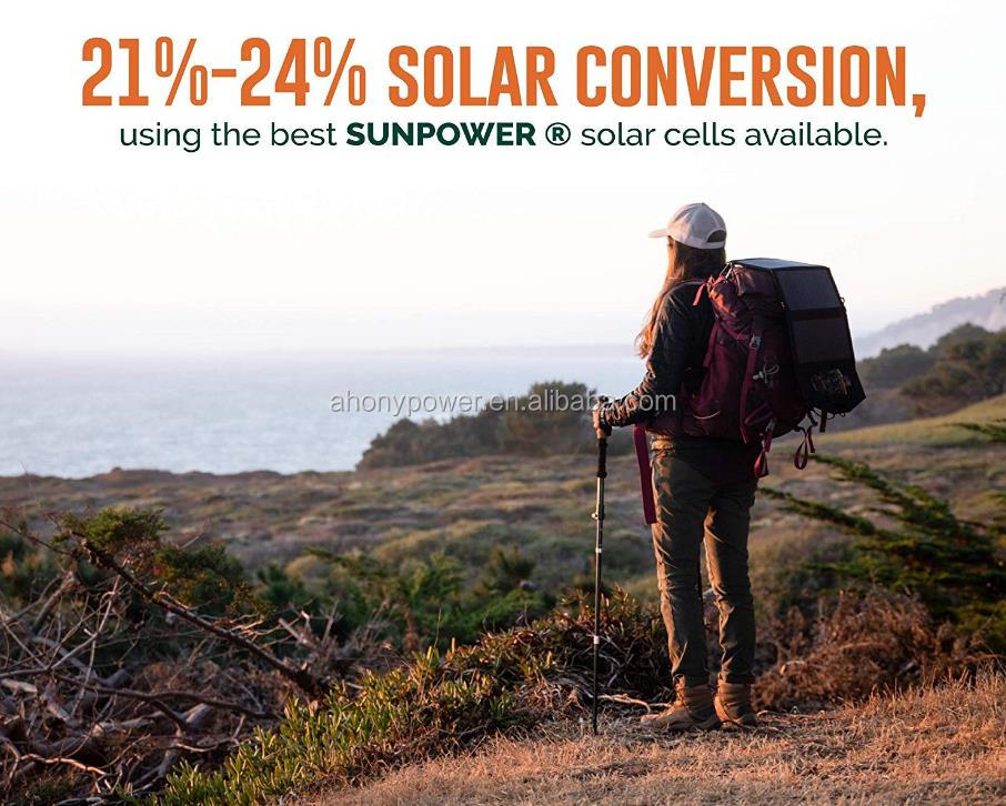 21w Mobile Solar Panel Charger small mini folding solar panel Integrated USB Mobile Phone Solar Charger