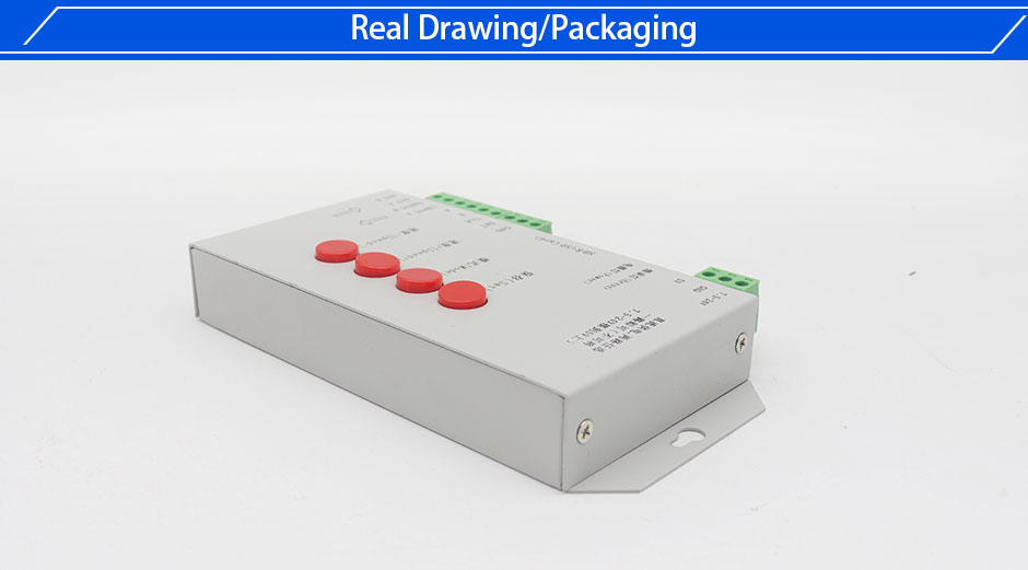 2048 Pixels LED Pixel Controller , Programmable LED Strip Controller T1000s