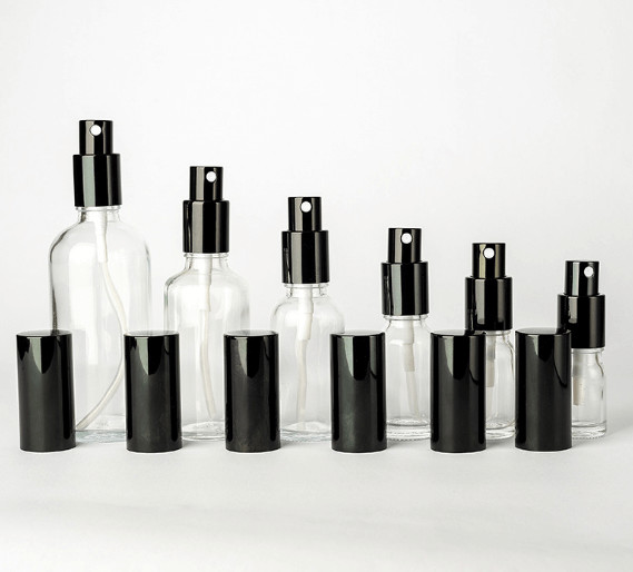 Aluminum Glass Mist Spray Bottle 10ml 30ml Refillable Glass Perfume Spray Bottles Atomiser