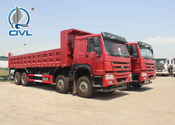 Big Loading 50T SINOTRUK Heavy Duty Dump Truck Driver 8X4 And Chassis