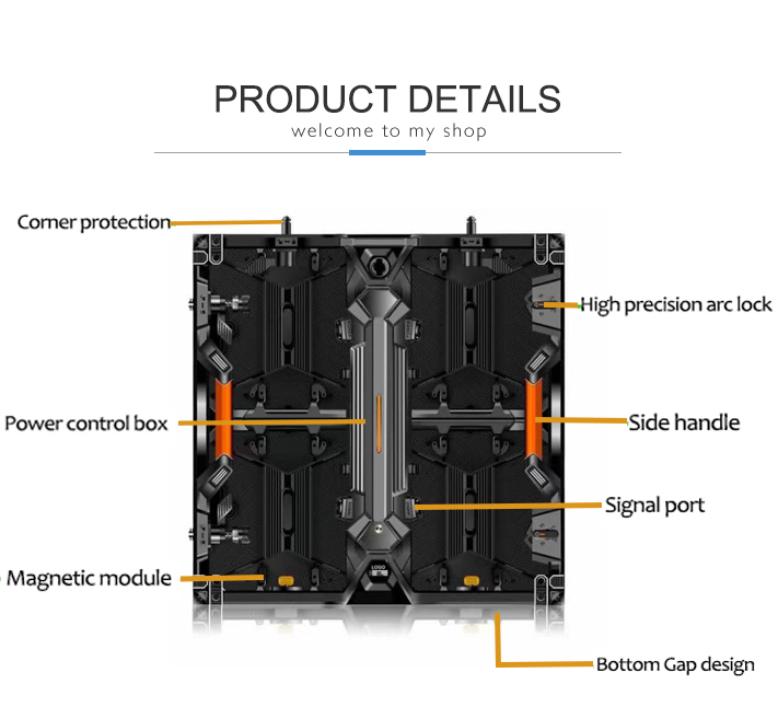 p4.8mm shenzhen giant advertising Waterproof Publish led display 4k bst smd exterior electronic big led screen