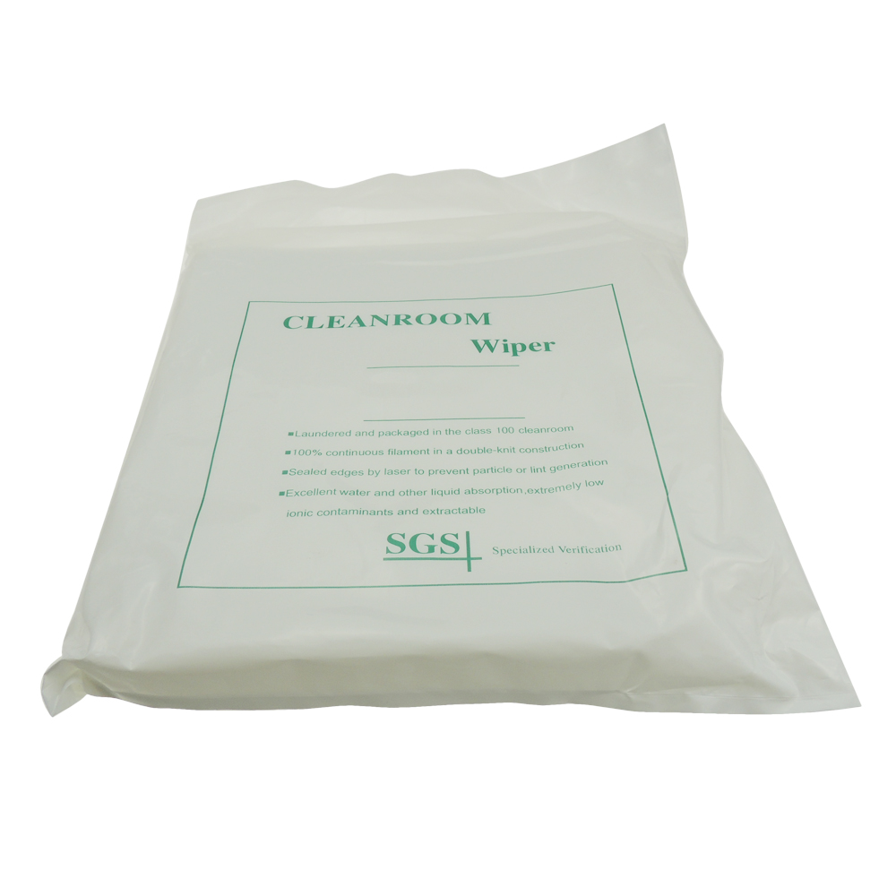 Anti Static Esd Microfiber Cleanroom Wiper 140gsm Polyester
