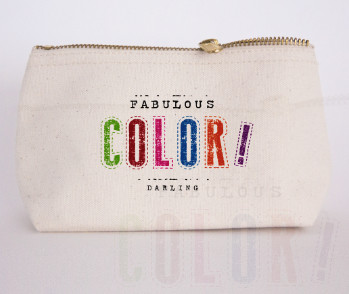 Professional Cosmetic Bag Canvas Zipper Pouch Wholesale, Private Label Makeup Bag, Canvas Bag with Zipper bagplastics